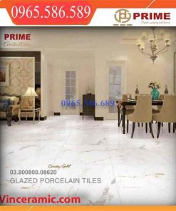 Gach 80x80 Prime 8620 Gold Carving khắc kim
