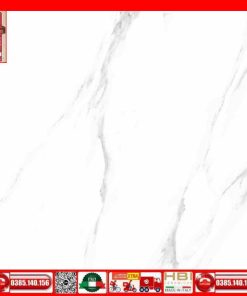 Gach 60x60 Prime 03.600600.09403 trắng vân xám khói