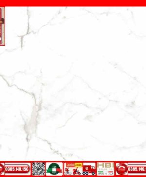 Gach 60x60 Prime 03.600600.09419 Marbal trắng vân xám Calacatta