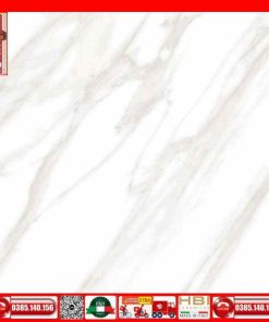 Gach 60x60 Prime 03.600600.29E45 trắng vân xám khói