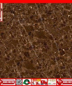 Gach 60x60 Prime 03.600600.29E50 vân đá nâu đậm