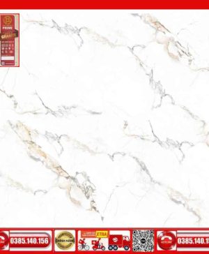 Gạch 80x160 Prime 03.800160.80004 trắng vân xám khói