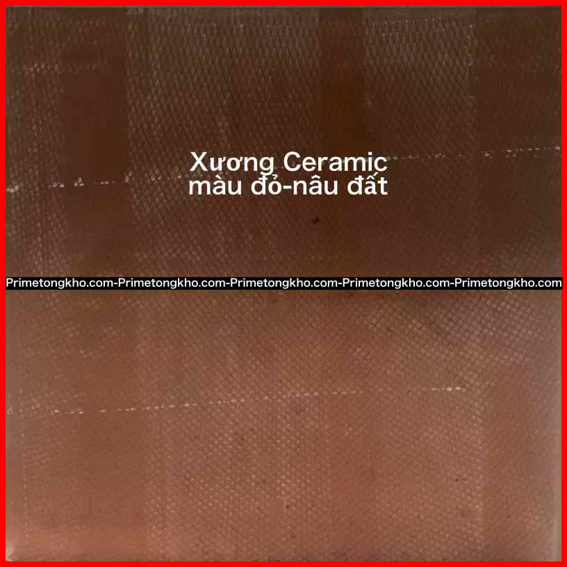 Gạch Prime Xương Ceramic màu đỏ - Primetongkho