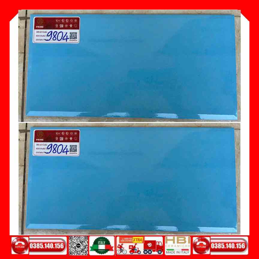 Gạch 20x40 Prime 01.200400.09804 xanh hồ bơi