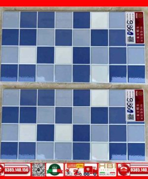 Gạch 20x40 Prime 01.200400.09860 xanh hồ bơi